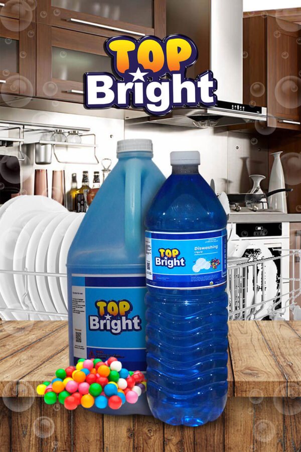 Top Bright Dishwashing Liquid Bubble Gum