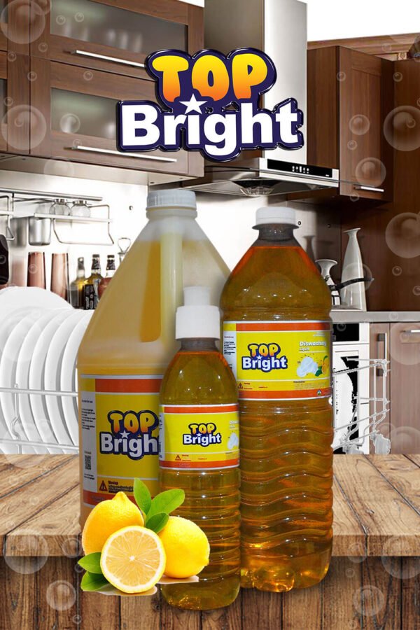 Top Bright Dishwashing Liquid Lemon